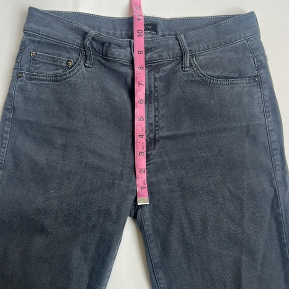 MOTHER The Insider Crop Step Fray Faded Black - Picture 10 of 13